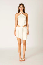 Load image into Gallery viewer, Ivory Satin Bandana Set
