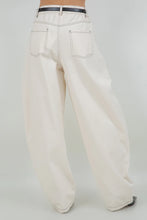 Load image into Gallery viewer, Oatmeal Barrel Leg Pants
