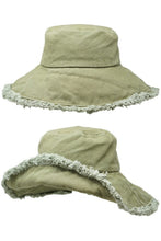 Load image into Gallery viewer, Sage Canva Bucket Hat
