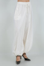 Load image into Gallery viewer, Ivory Polka Dots Balloon Pants

