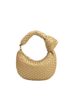 Load image into Gallery viewer, Brigitte Gold Woven Charm Bag
