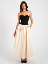 Load image into Gallery viewer, Sana Lace-up Back Drop Waist Maxi Dress
