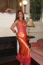 Load image into Gallery viewer, Aura Lace Satin Dress
