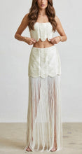 Load image into Gallery viewer, Alessia Fringe Skirt Set
