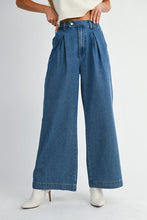 Load image into Gallery viewer, Dark Denim Wide Leg Jean
