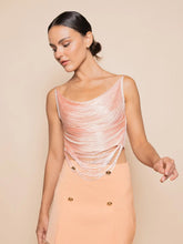 Load image into Gallery viewer, Sunkiss Coral Fringe Top
