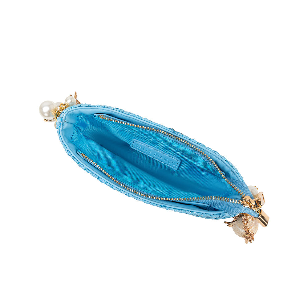 Isla Blue Shells Straw Top Handle Bag – V I T T A