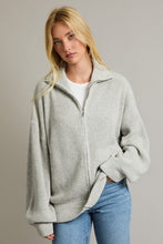 Load image into Gallery viewer, Grey Oversized Sweater Cardigan

