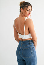 Load image into Gallery viewer, Floral Detailed Top- White
