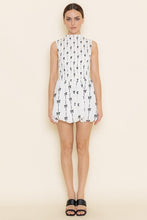 Load image into Gallery viewer, Smocked Bodice Ballon Skirt Mini Dress
