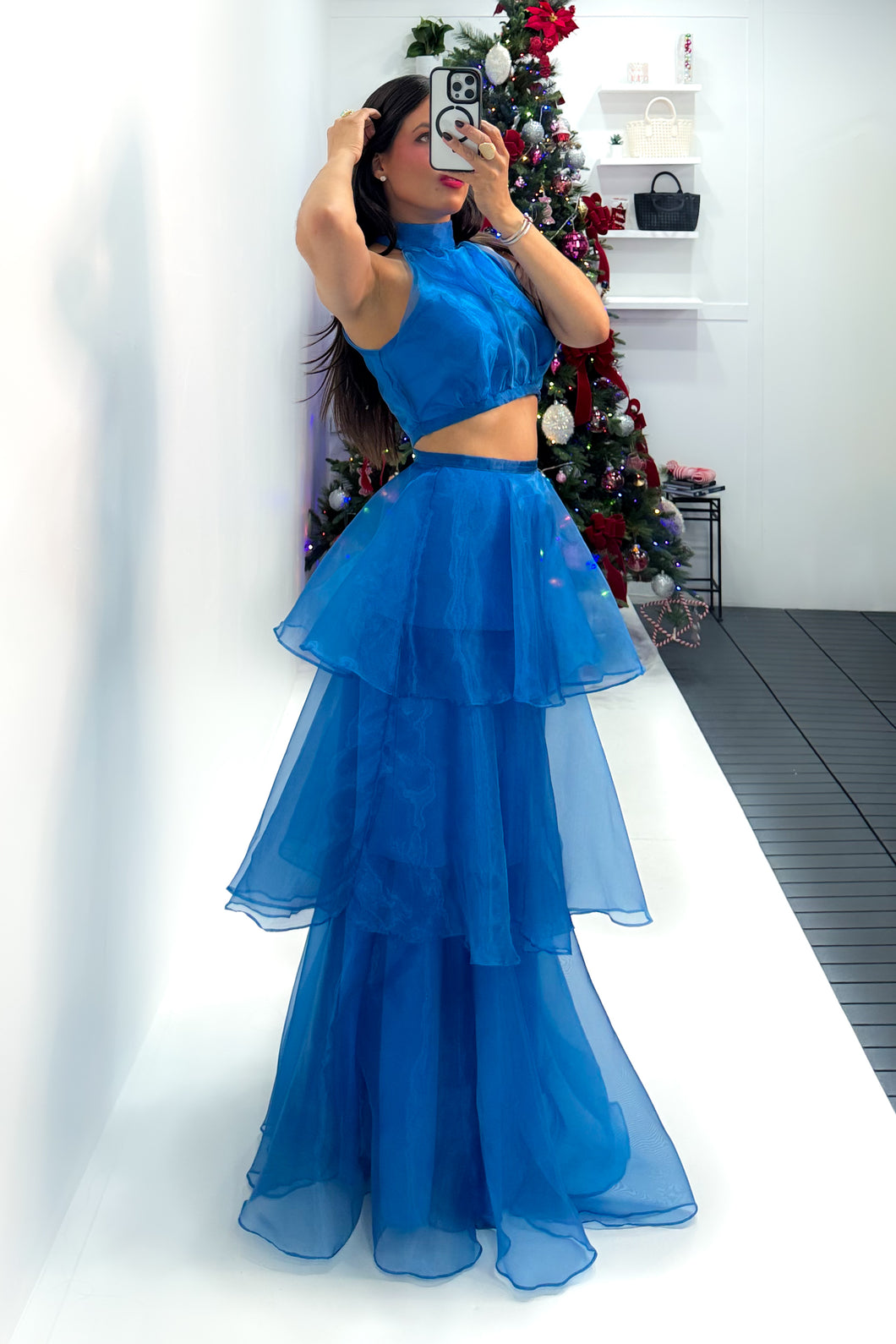 Sia Gown Two Piece Set- Royal Blue