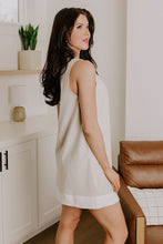 Load image into Gallery viewer, Kendra Linen Scallop Dress
