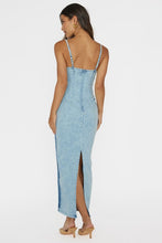 Load image into Gallery viewer, Bodycon Maxi Denim Dress
