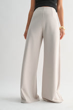 Load image into Gallery viewer, High Waist Beige Palazzo Pant

