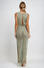 Load image into Gallery viewer, Maxi Knit Cover Up Dress- Tan
