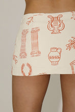 Load image into Gallery viewer, Greek Ancient Greek Motifs Mini Skirt
