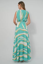 Load image into Gallery viewer, Arya Cyan Maxi Dress
