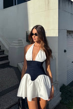Load image into Gallery viewer, Denim Corset Mini Dress
