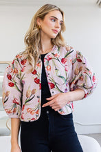 Load image into Gallery viewer, Light Pink Quilted Jacket
