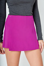 Load image into Gallery viewer, Bright Magenta Asymmetrical Skort
