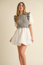 Load image into Gallery viewer, Poplin Knit Sweater Dress
