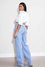 Load image into Gallery viewer, Wide Leg Denim Pant- Light Wash
