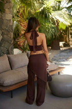Load image into Gallery viewer, Brown Fringe 3 Piece Pant Set
