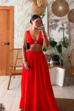 Load image into Gallery viewer, Ximena Set- Tomato Red
