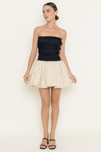 Load image into Gallery viewer, Smocking Black|Beige Dress
