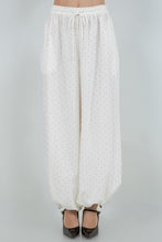 Load image into Gallery viewer, Ivory Polka Dots Balloon Pants
