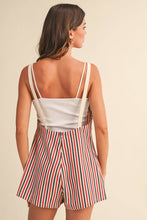 Load image into Gallery viewer, The Americana Overalls Playsuit
