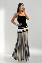 Load image into Gallery viewer, Antonia Knit Stripes Maxi Dress
