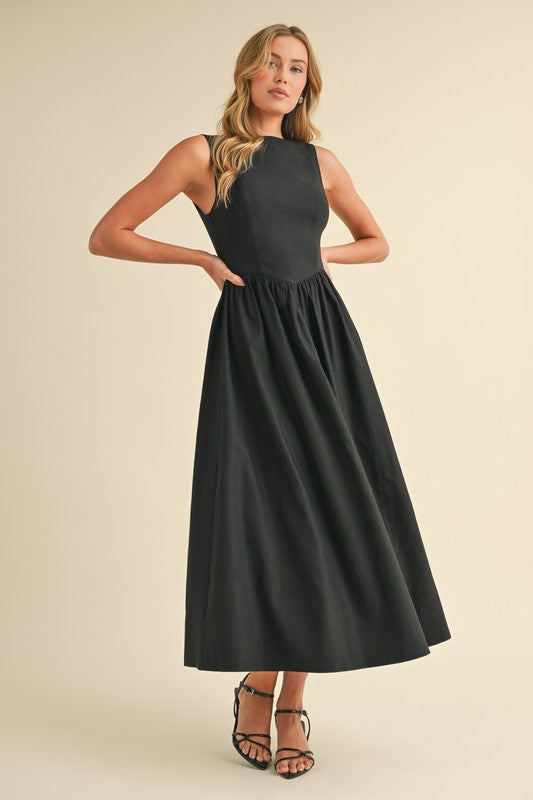 Vienna Black Dress S