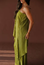 Load image into Gallery viewer, Olive Pleated One Shoulder Set
