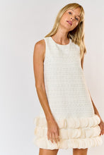 Load image into Gallery viewer, Ivory Tweed Short Dress
