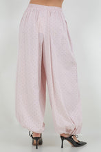 Load image into Gallery viewer, Light Pink Polka Dots Balloon Pants
