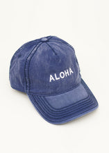 Load image into Gallery viewer, Aloha Vintage Cap- Navy
