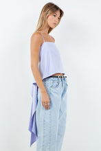 Load image into Gallery viewer, Back Tail Cami Top- Lavender
