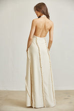 Load image into Gallery viewer, Halter Fringe Maxi Dress
