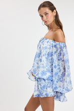 Load image into Gallery viewer, Dense Forest Blue Mini Romper
