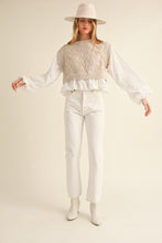 Load image into Gallery viewer, Murphy Knit Balloon Sleeve Top- H Grey
