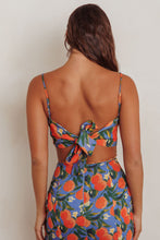 Load image into Gallery viewer, Citrus Scallop Trim Crop Top
