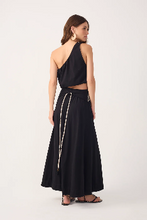 Load image into Gallery viewer, Rio Soleil Black Embroidered Maxi Skirt
