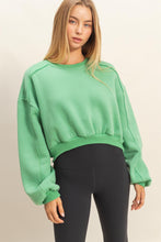 Load image into Gallery viewer, Cropped Sweatshirt - Charcoal
