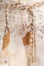 Load image into Gallery viewer, Denim-Effect Wide Leg Pants with Rope Belt
