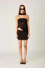 Load image into Gallery viewer, Asymmetrical Strapless Top - Black
