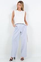 Load image into Gallery viewer, Tie Contrast Waistband Pants
