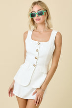 Load image into Gallery viewer, Kya Dress Suit Romper- White
