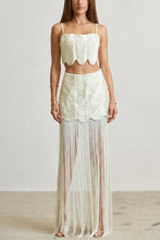 Load image into Gallery viewer, Alessia Fringe Skirt Set
