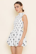 Load image into Gallery viewer, Smocked Bodice Ballon Skirt Mini Dress
